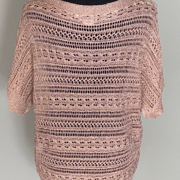 Dripping in gold shear sweater - Picture 2 of 3